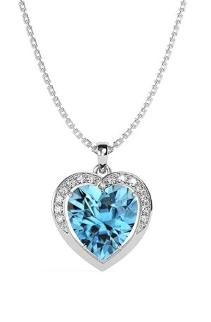 Silver Pendant With Chain for Women